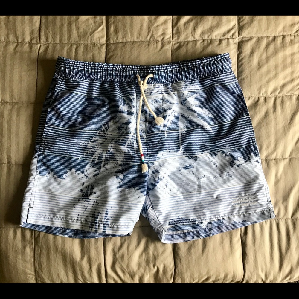 NWOT Sol Angeles Graphic Swim Shorts